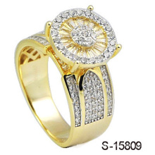 14k Gold Plated Schmuck Ring Silber 925